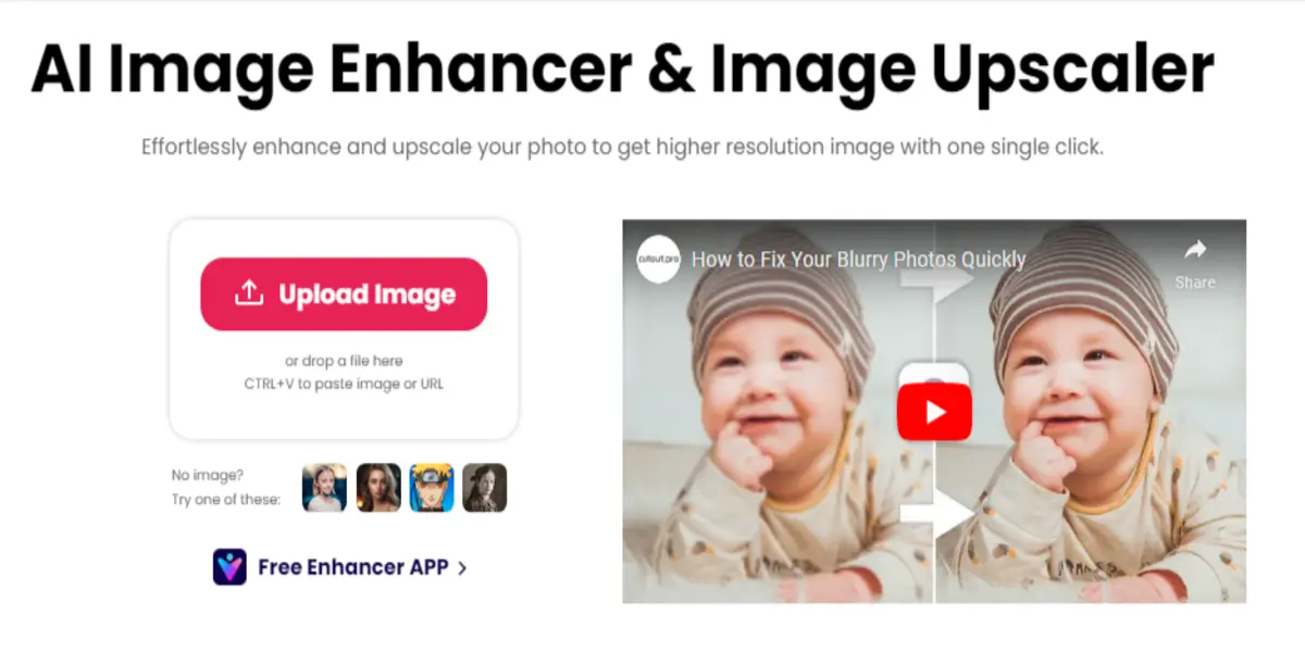 Cutout Pro image enhancer