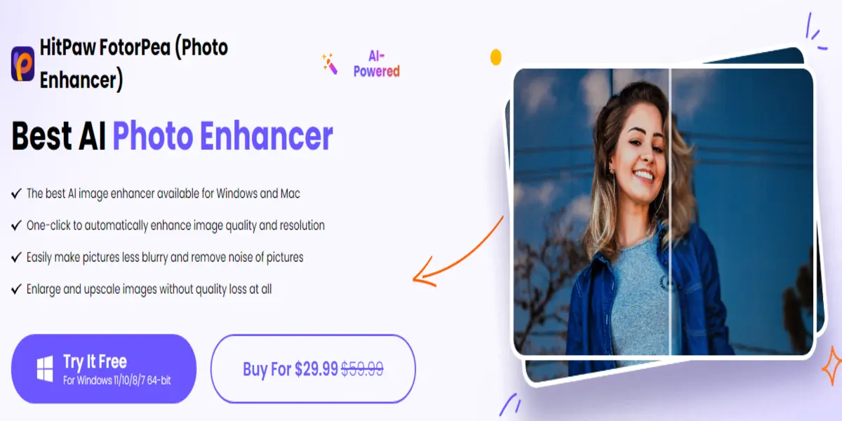 How to Use HitPaw Foto Pea to Enhance Images: Best Alternative